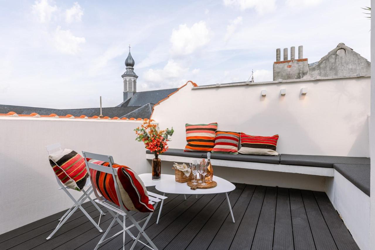 Duplex-Apartment With Terrace On Top Location In Ghent Gante Exterior foto