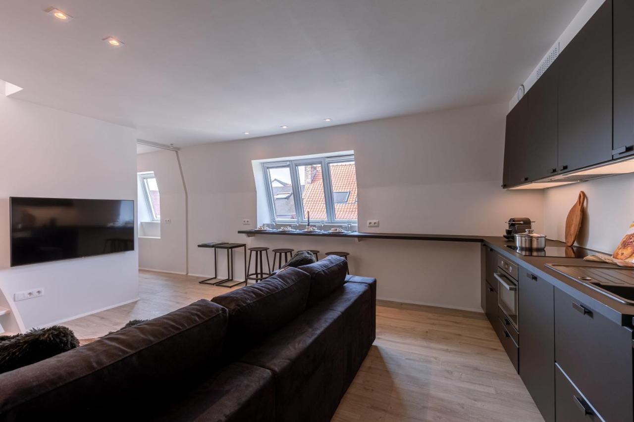 Duplex-Apartment With Terrace On Top Location In Ghent Gante Exterior foto