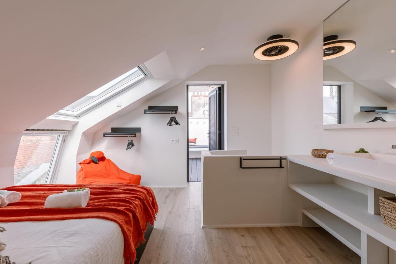 Duplex-Apartment With Terrace On Top Location In Ghent Gante Exterior foto