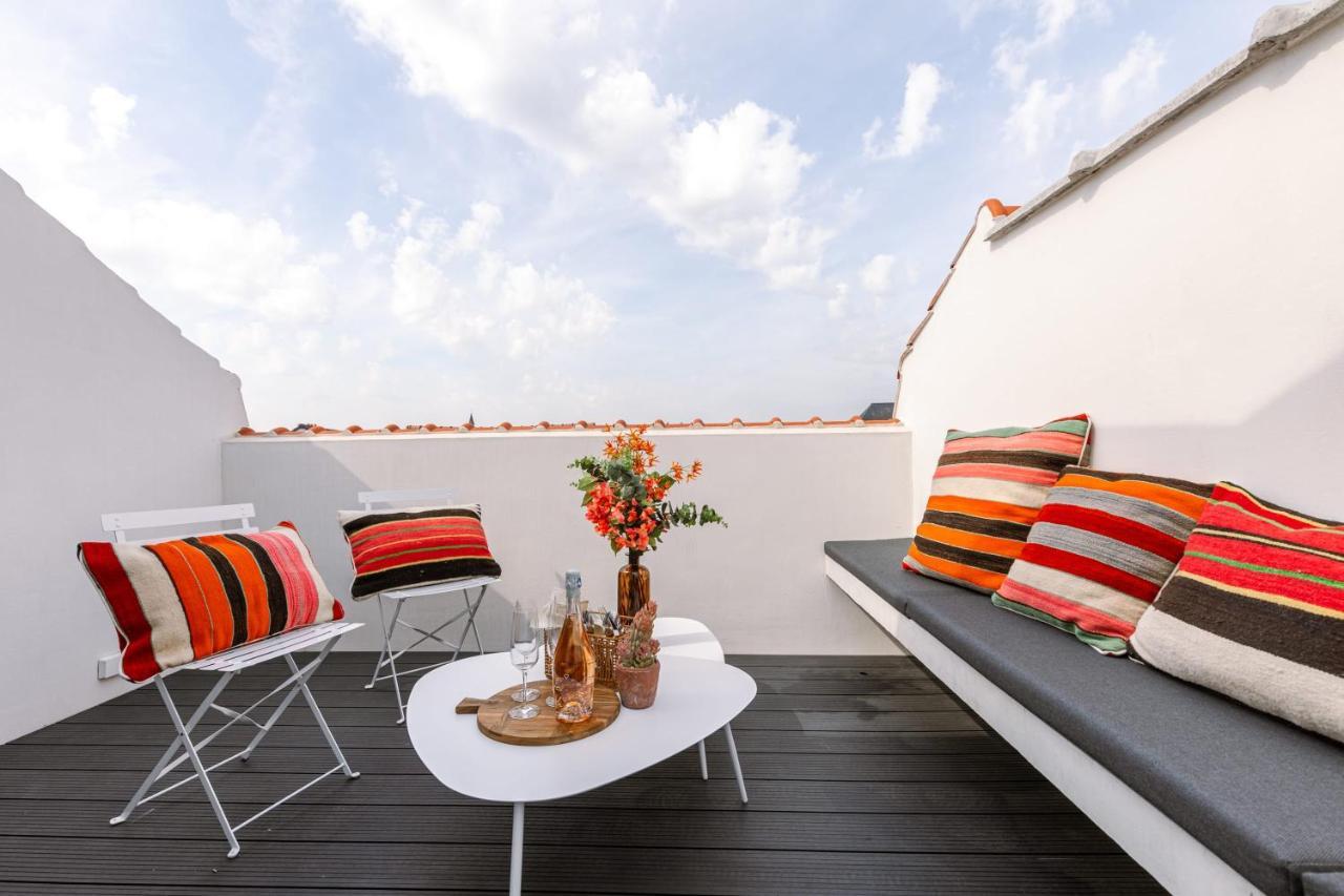 Duplex-Apartment With Terrace On Top Location In Ghent Gante Exterior foto