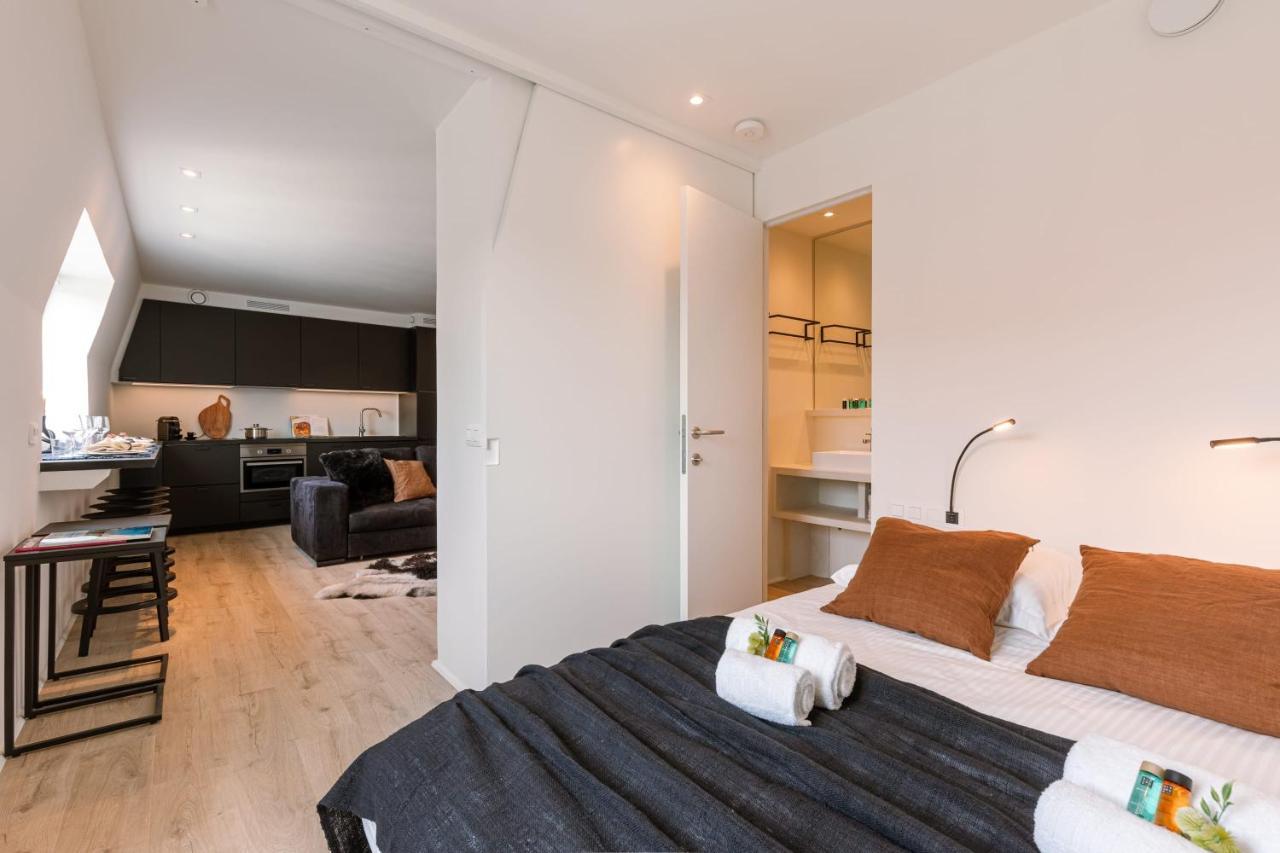 Duplex-Apartment With Terrace On Top Location In Ghent Gante Exterior foto